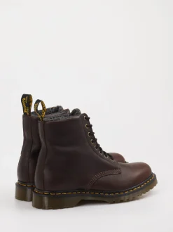 Dr. Martens – Schnürboots aus Leder in Braun