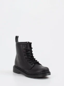Dr. Martens – Schnürboots aus Glattleder schwarz