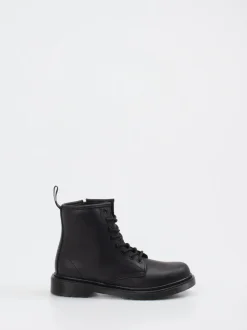 Dr. Martens – Schnürboots aus Glattleder schwarz