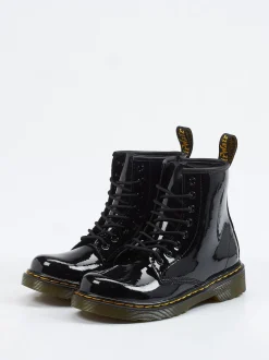 Dr. Martens – Schnürboots aus Lackleder Schwarz