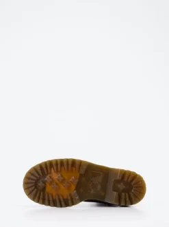 Dr. Martens – Schnürboots aus Fettleder Bordeaux