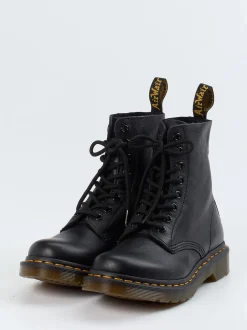 Dr. Martens – Schnürboots aus Kalbleder schwarz