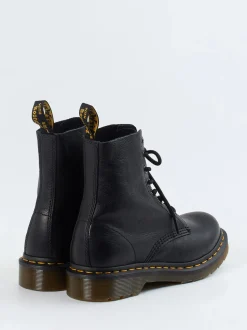 Dr. Martens – Schnürboots aus Kalbleder schwarz
