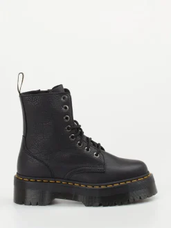 Dr. Martens – Schnürboots aus Kalbleder schwarz