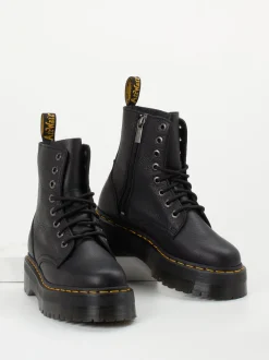 Dr. Martens – Schnürboots aus Kalbleder schwarz