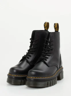 Dr. Martens – Schnürboots aus Kalbleder schwarz