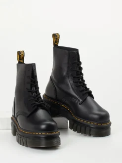 Dr. Martens – Schnürboots aus Kalbleder schwarz