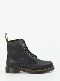 Dr. Martens – Schnürstiefeletten aus Kalbleder Schwarz