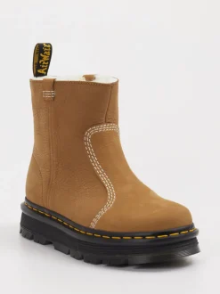 Dr. Martens – Stiefeletten aus Leder hellbraun