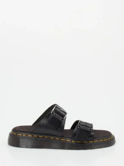 Dr. Martens – Zweiriemer-Sandale aus Kalbleder Schwarz