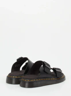 Dr. Martens – Zweiriemer-Sandale aus Kalbleder Schwarz
