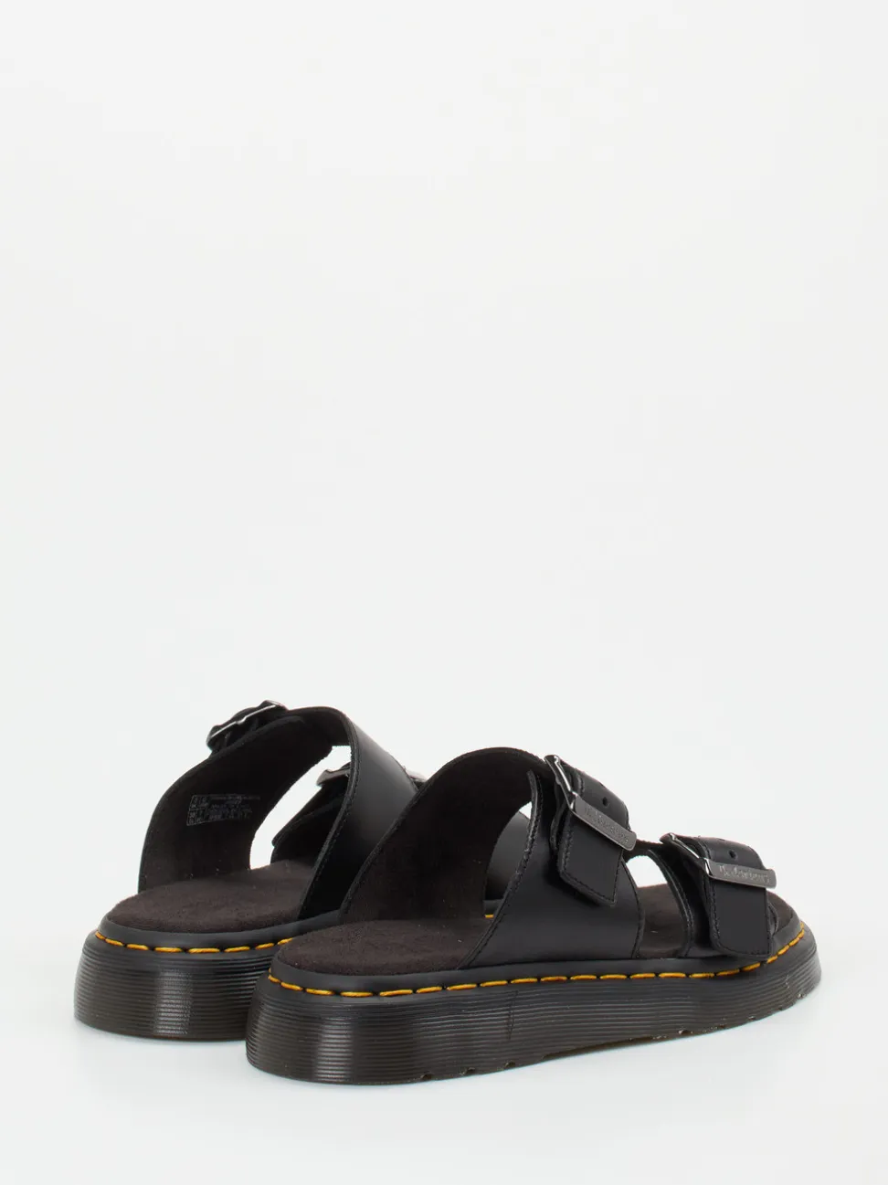 Dr. Martens – Zweiriemer-Sandale aus Kalbleder Schwarz
