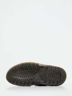 Dr. Martens – Zweiriemer-Sandale aus Kalbleder Schwarz