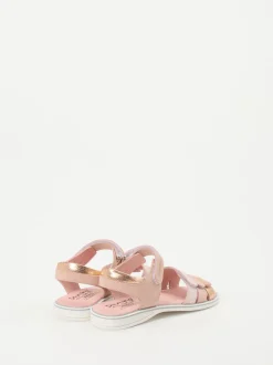 Däumling – Klettsandale aus Kalbleder in Rosa