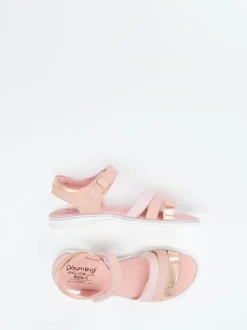 Däumling – Klettsandale aus Kalbleder in Rosa