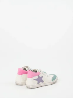 Däumling – Mid-Top Sneaker aus Kalbleder Offwhite