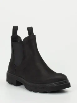 Ecco – Chelsea Boots aus Fettleder schwarz