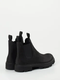 Ecco – Chelsea Boots aus Fettleder schwarz