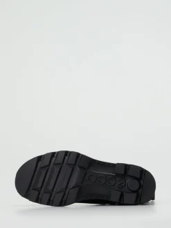 Ecco – Chelsea Boots aus Fettleder schwarz