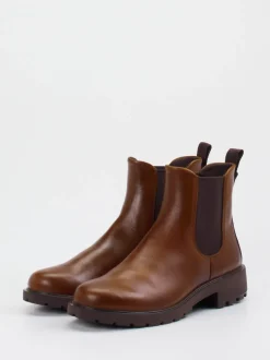 Ecco – Chelsea Boots aus Kalbleder in Braun