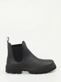 Ecco – Chelsea Boots aus Kalbleder Schwarz