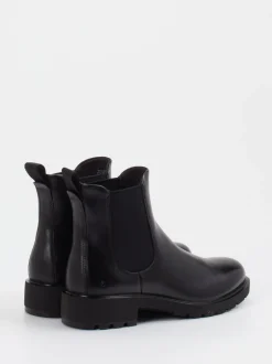 Ecco – Chelsea Boots aus Kalbleder schwarz