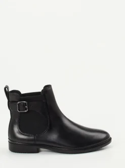 Ecco – Chelsea Boots aus Kalbleder schwarz
