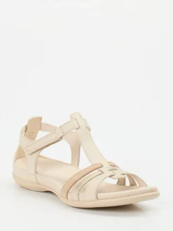 Ecco – Komfortsandalen aus Kalbleder Beige