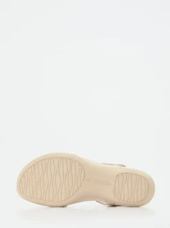 Ecco – Komfortsandalen aus Kalbleder Beige