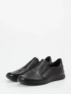 Ecco – Komfort-Slipper aus Kalbleder schwarz