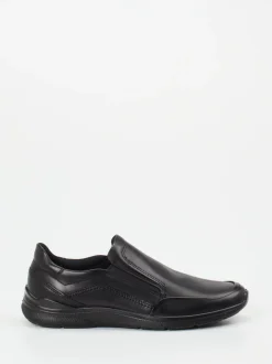 Ecco – Komfort-Slipper aus Kalbleder schwarz
