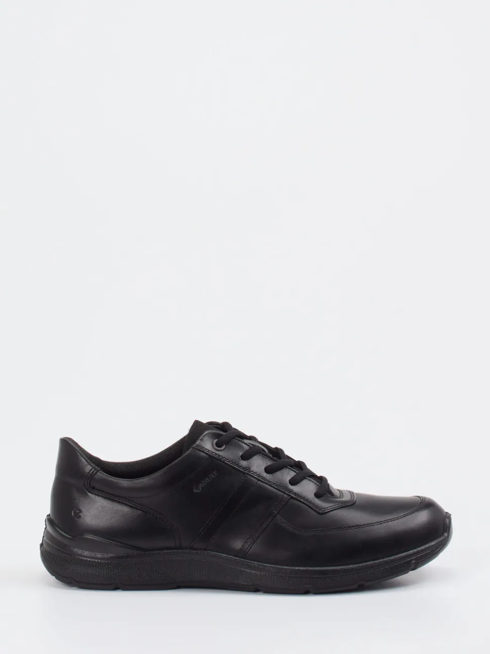 Ecco – Komfort-Sneaker aus Kalbleder schwarz