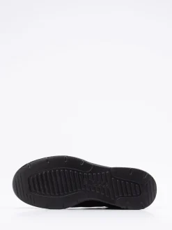 Ecco – Komfort-Sneaker aus Kalbleder Schwarz