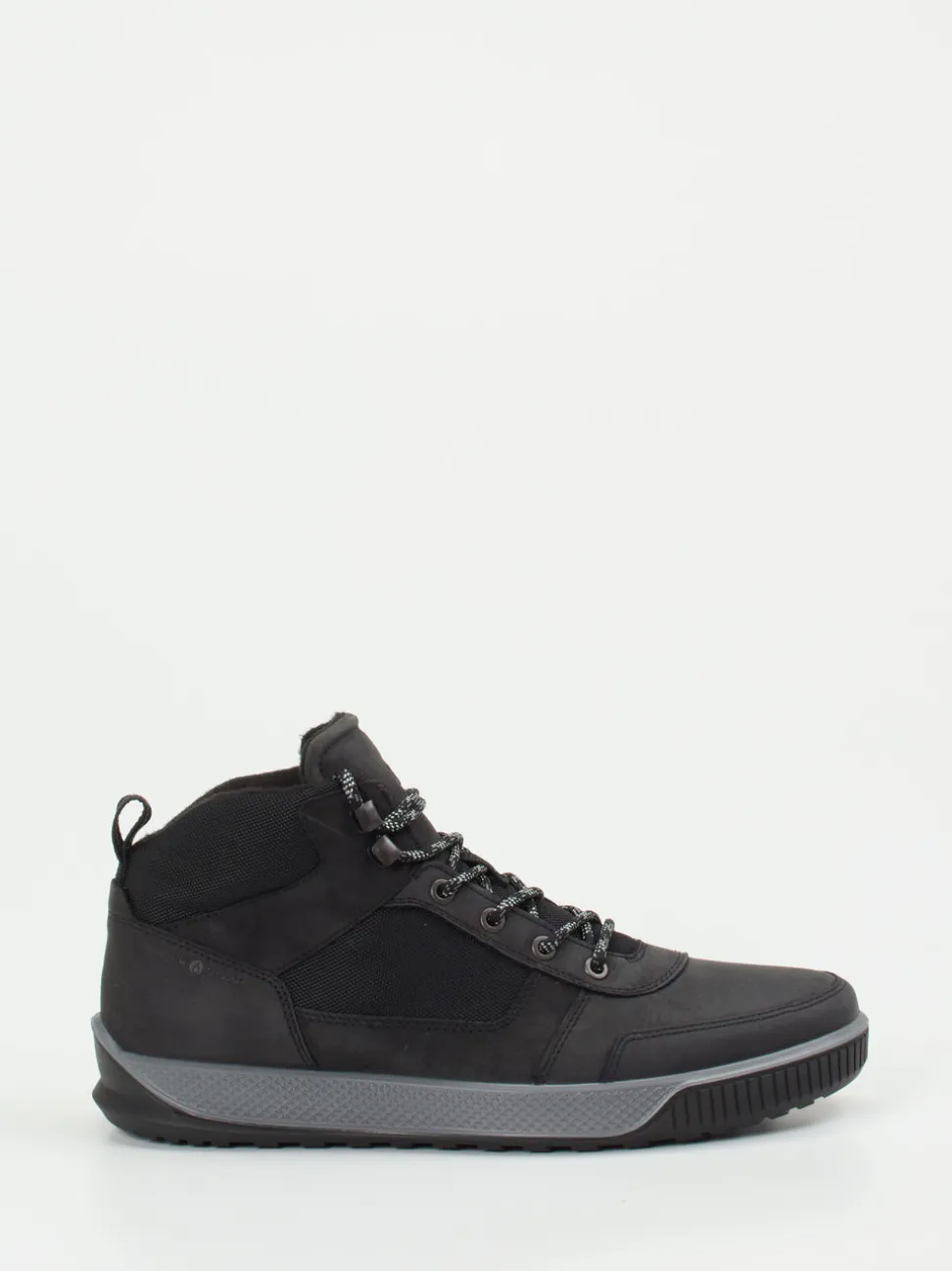 Ecco – Outdoor-Boots aus Nubukleder und Mesh Schwarz