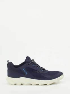 Ecco – Outdoor-Sneaker aus Mesh und Synthetik Dunkelblau