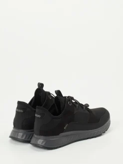 Ecco – Outdoor-Sneaker aus Mesh und Synthetik Schwarz