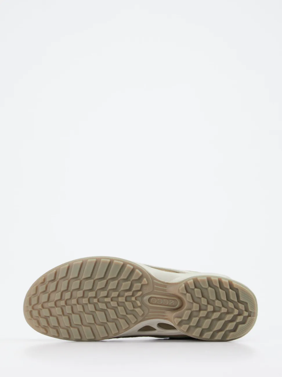Ecco – Outdoor-Sneaker aus Nubukleder olivgrün
