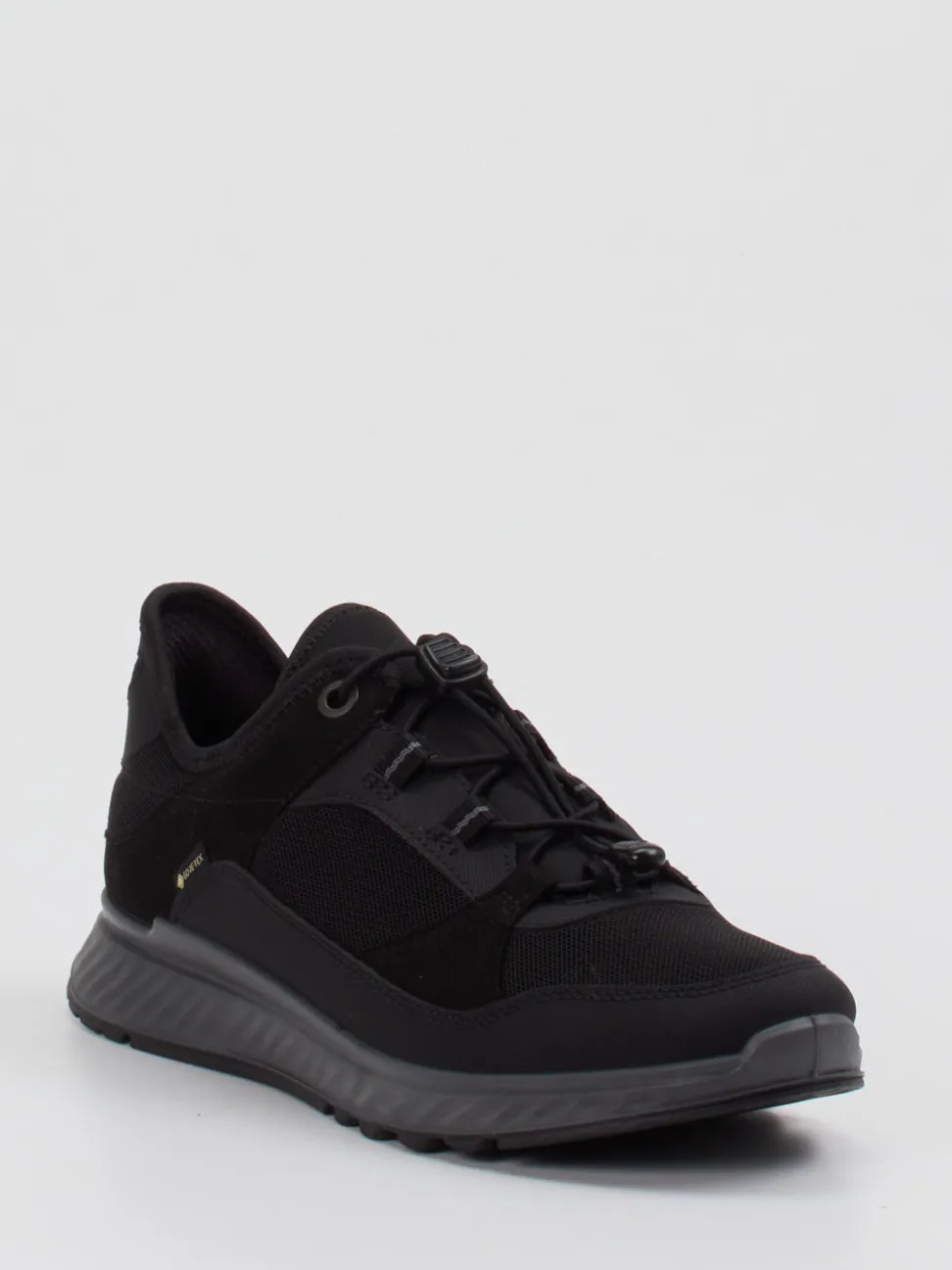 Ecco – Outdoor-Sneaker aus Textil in Schwarz