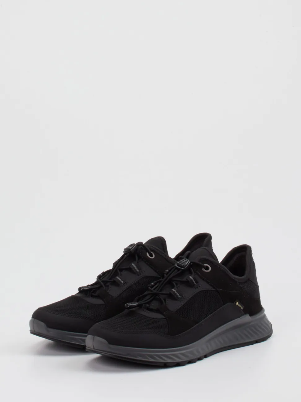 Ecco – Outdoor-Sneaker aus Textil in Schwarz