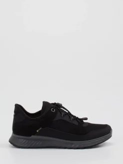 Ecco – Outdoor-Sneaker aus Textil in Schwarz