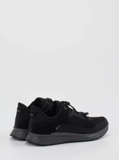 Ecco – Outdoor-Sneaker aus Textil in Schwarz