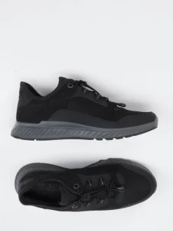 Ecco – Outdoor-Sneaker aus Textil in Schwarz