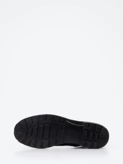 Ecco – Schnürboots aus Kalbleder Schwarz