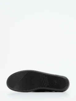 Ecco – Schnürschuh aus Kalbleder schwarz