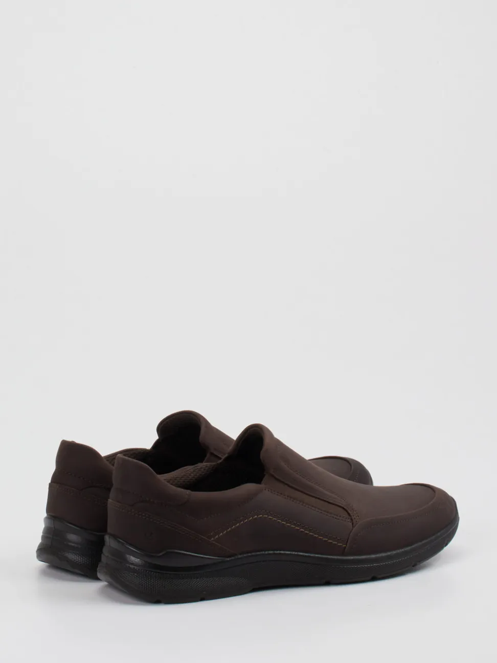 Ecco – Slipper aus Nubukleder Dunkelbraun