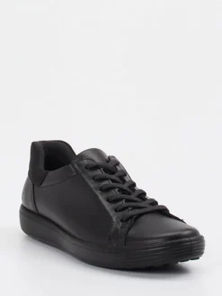 Ecco – Sneaker aus Kalbleder in Schwarz
