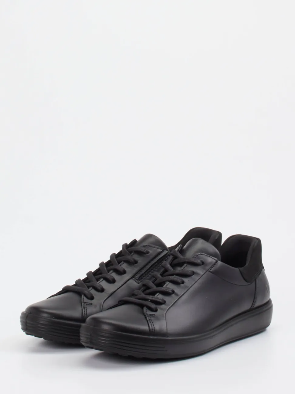 Ecco – Sneaker aus Kalbleder in Schwarz