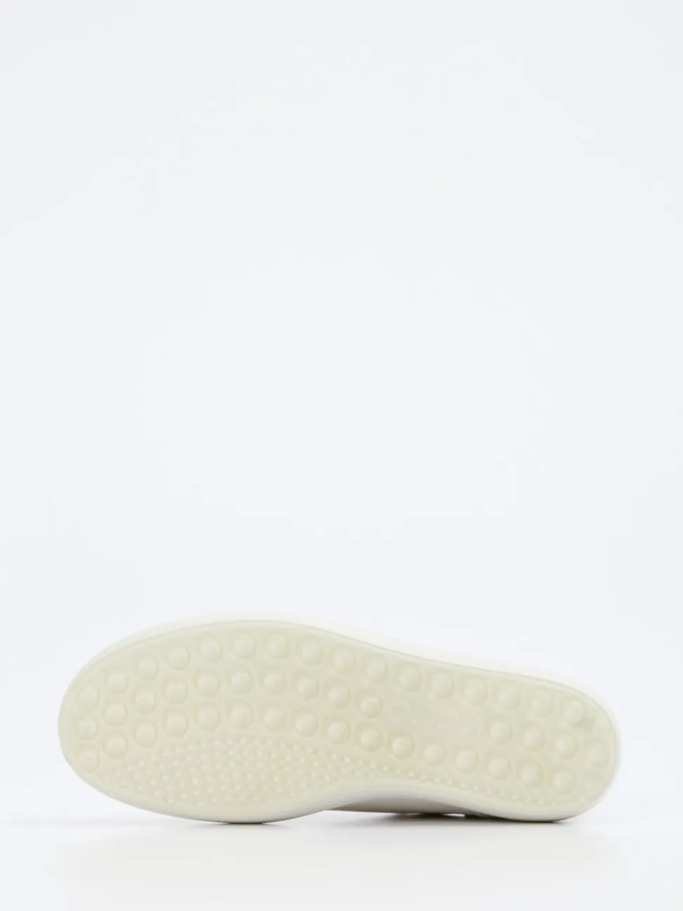 Ecco – Sneaker aus Kalbleder in Offwhite