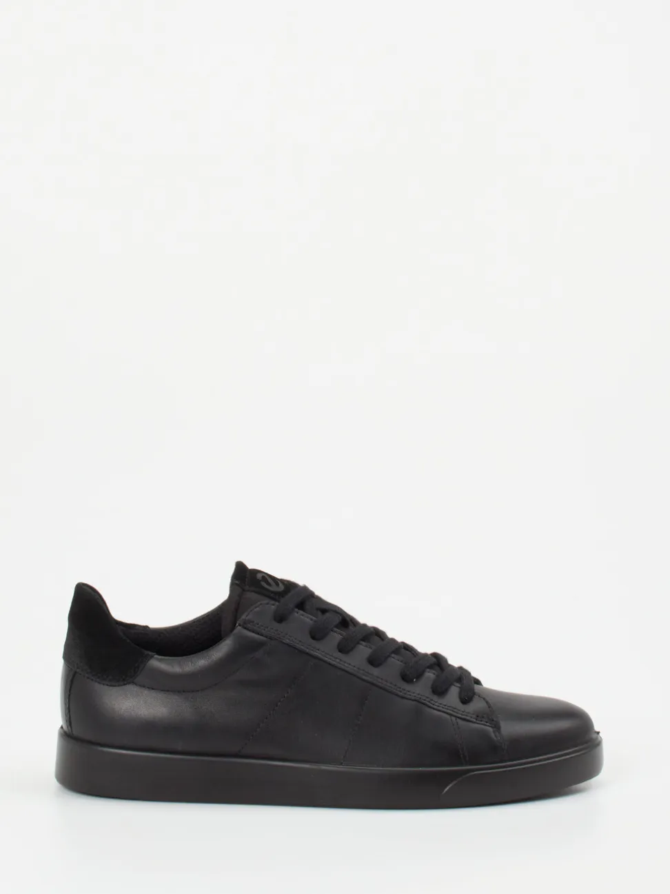 Ecco – Sneaker aus Kalbleder in Schwarz