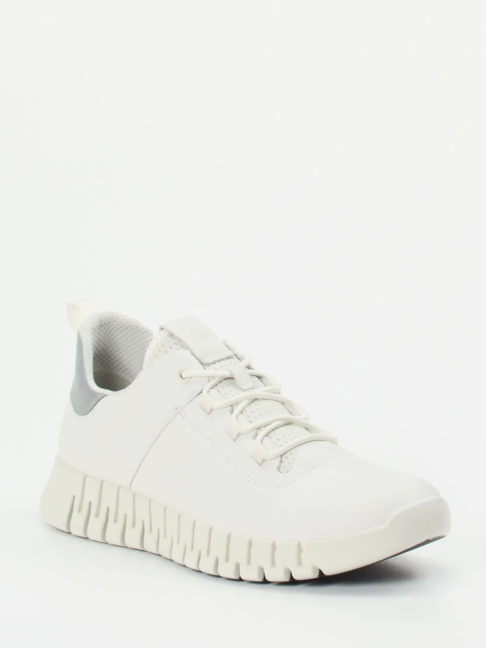 Ecco – Sneaker aus Kalbleder in Offwhite